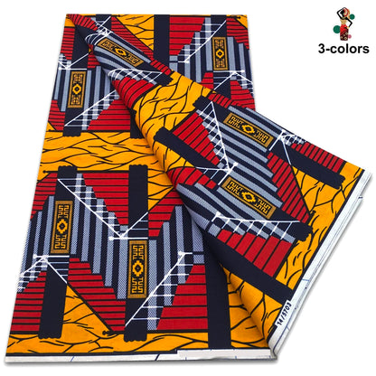 100% Cotton Veritable Original Ankara African Real Wax Print Fabric Ghana Wax Fabric High Quality Nigeria Batik Soft Tissu Pagne