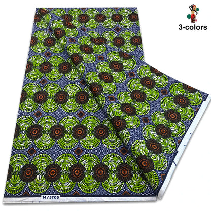 Factory Price Ankara Wax Fabric Guaranteed Veritable African Real Print Wax Fabric 100% Cotton Ghana Style Soft Pagne Sewing