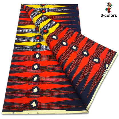 Factory Price Ankara Wax Fabric Guaranteed Veritable African Real Print Wax Fabric 100% Cotton Ghana Style Soft Pagne Sewing