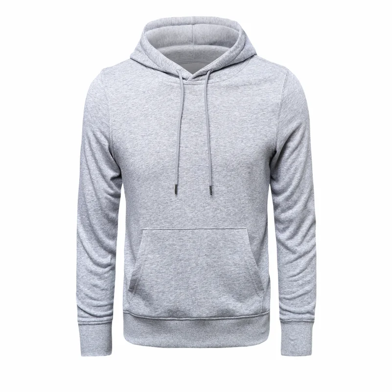 Men's Knit Terry Hooded Pullover Custom Printed Embroidered Logo High Quality Sweatshirt 3XL