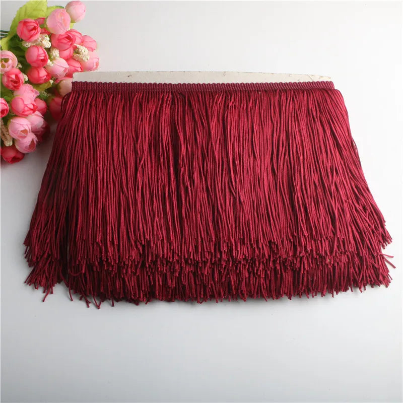 10 Yards 15cm Long Tassel Fringe Lace Trim Ribbon Tassels For Curtains Dresses Fringes For Sewing Trimmings Accessories Crafts