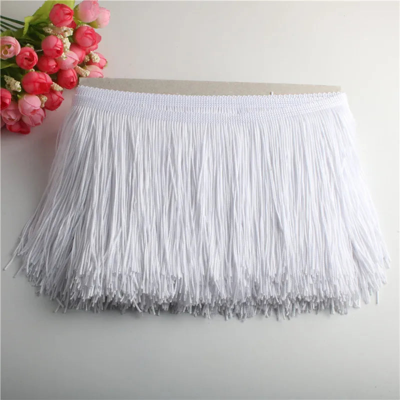 10 Yards 15cm Long Tassel Fringe Lace Trim Ribbon Tassels For Curtains Dresses Fringes For Sewing Trimmings Accessories Crafts