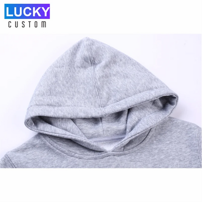 Men's Knit Terry Hooded Pullover Custom Printed Embroidered Logo High Quality Sweatshirt 3XL