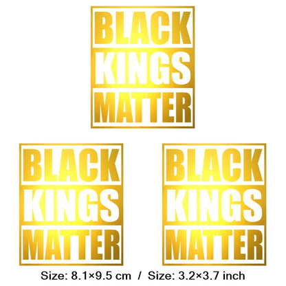 Black King For The Culture African Print Clothing Thermoadhesive Patches For Shirt Iron On Transfers Black Lives Matter Decals