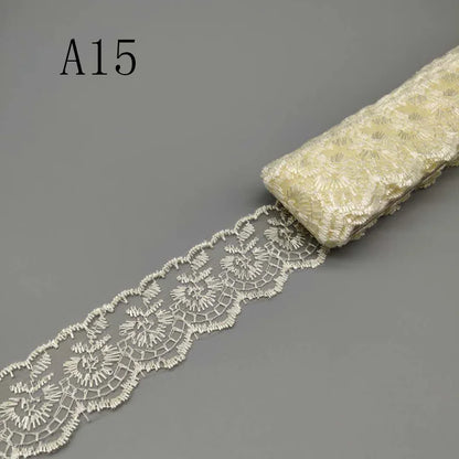 Wholesale 10 Yard 4CM Wide Lace Trim Diy Clothes Fabric Used For  Lace Ribbon Bedding fabric curtain sofa cushion cover material