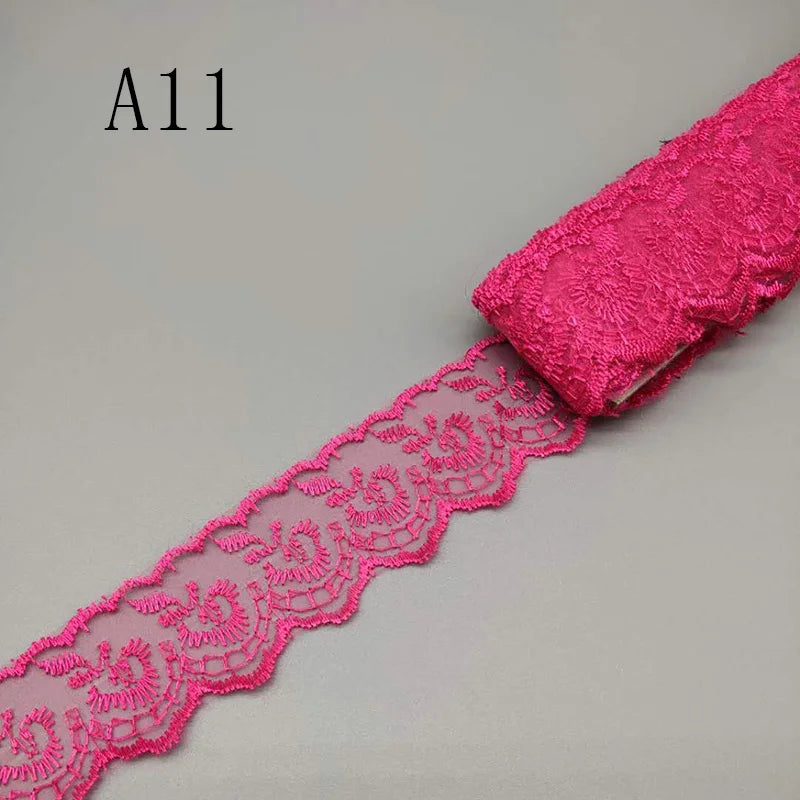 Wholesale 10 Yard 4CM Wide Lace Trim Diy Clothes Fabric Used For  Lace Ribbon Bedding fabric curtain sofa cushion cover material