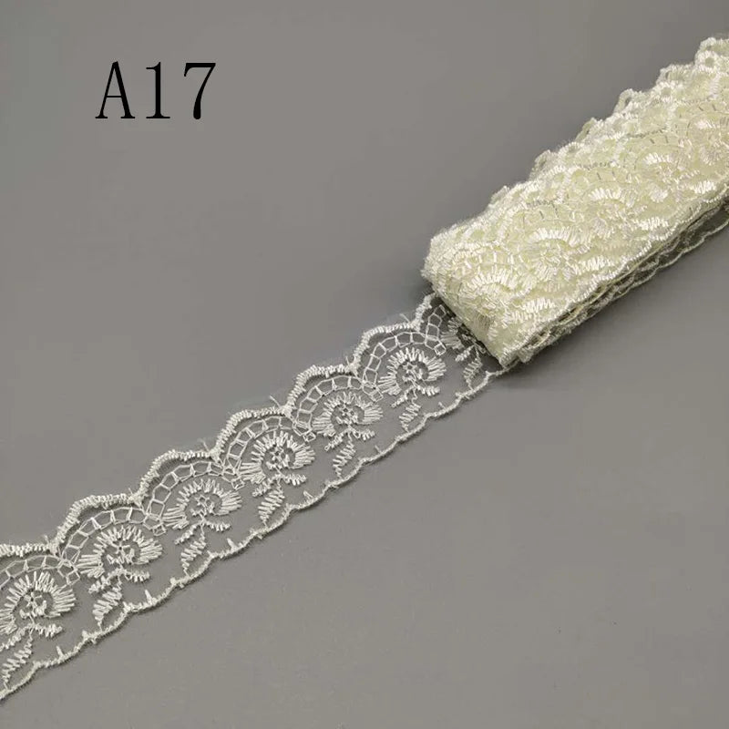 Wholesale 10 Yard 4CM Wide Lace Trim Diy Clothes Fabric Used For  Lace Ribbon Bedding fabric curtain sofa cushion cover material