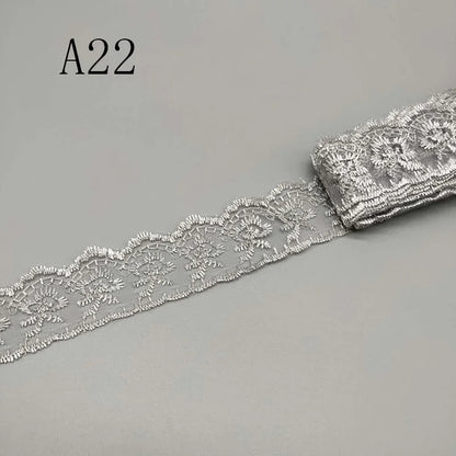 Wholesale 10 Yard 4CM Wide Lace Trim Diy Clothes Fabric Used For  Lace Ribbon Bedding fabric curtain sofa cushion cover material