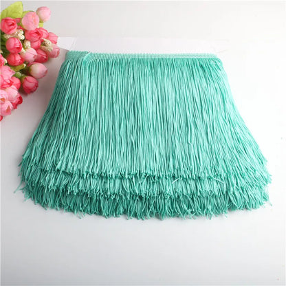 10 Yards 15cm Long Tassel Fringe Lace Trim Ribbon Tassels For Curtains Dresses Fringes For Sewing Trimmings Accessories Crafts