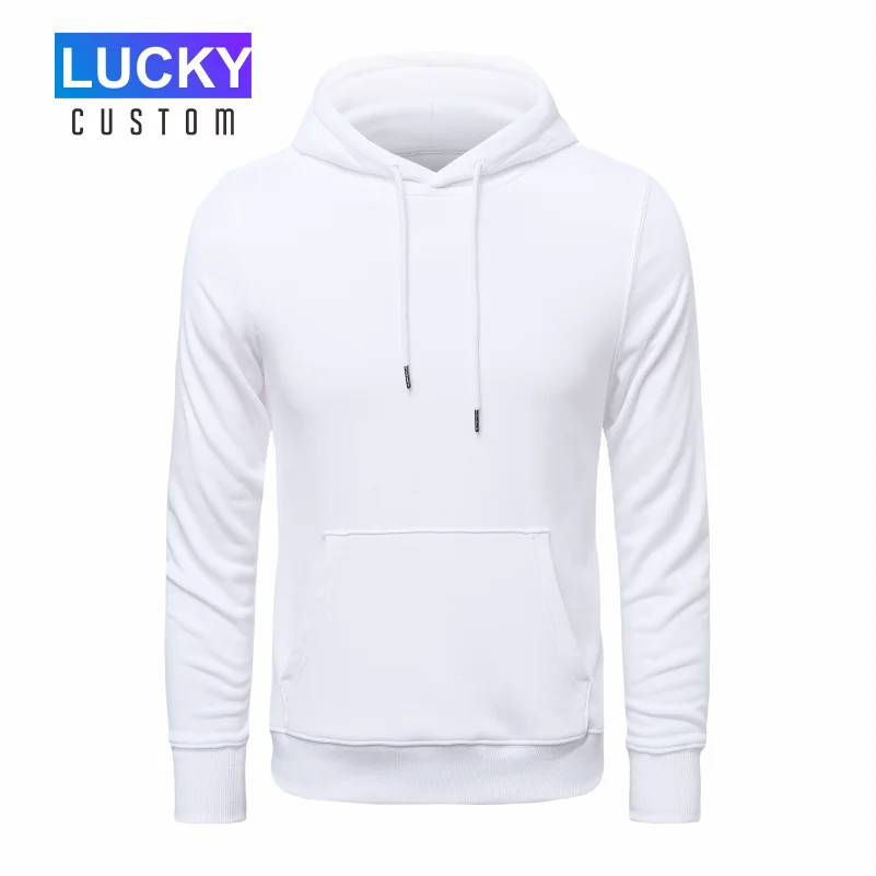 Men's Knit Terry Hooded Pullover Custom Printed Embroidered Logo High Quality Sweatshirt 3XL