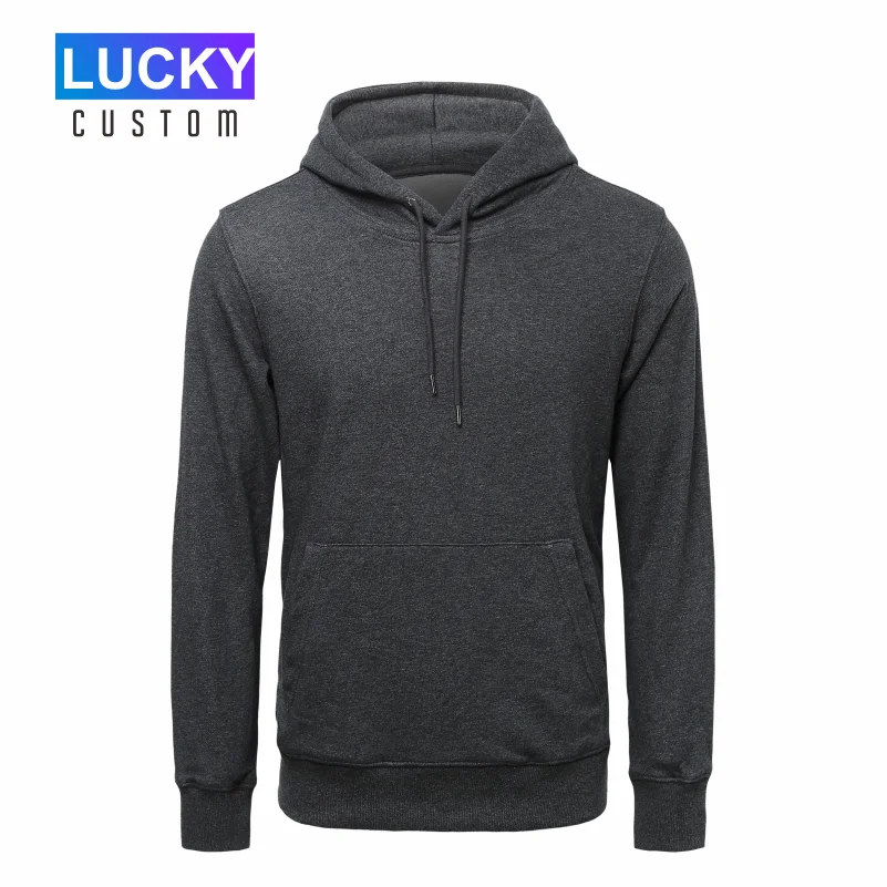 Men's Knit Terry Hooded Pullover Custom Printed Embroidered Logo High Quality Sweatshirt 3XL