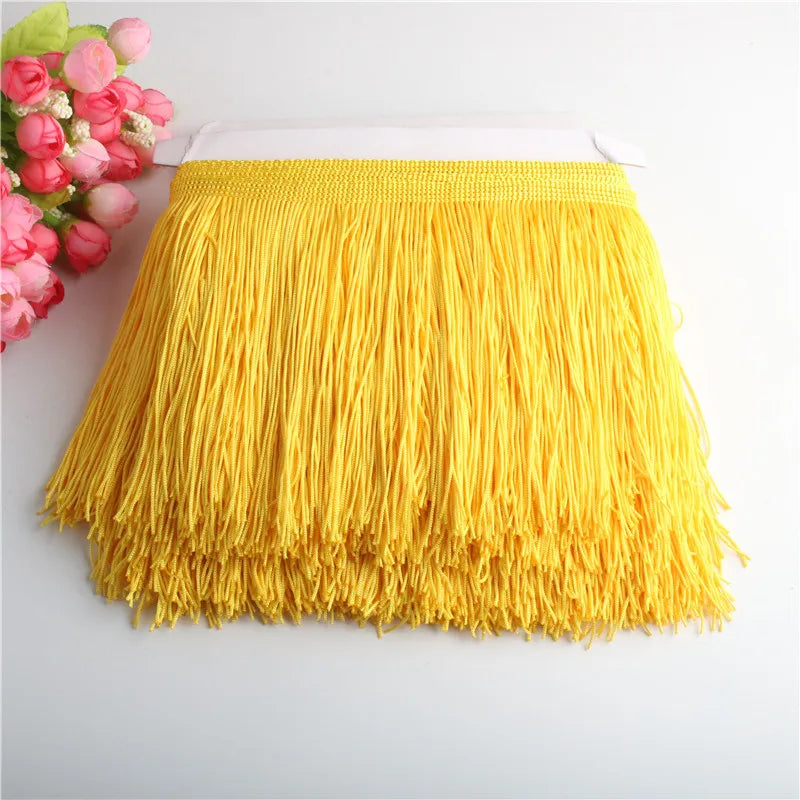 10 Yards 15cm Long Tassel Fringe Lace Trim Ribbon Tassels For Curtains Dresses Fringes For Sewing Trimmings Accessories Crafts