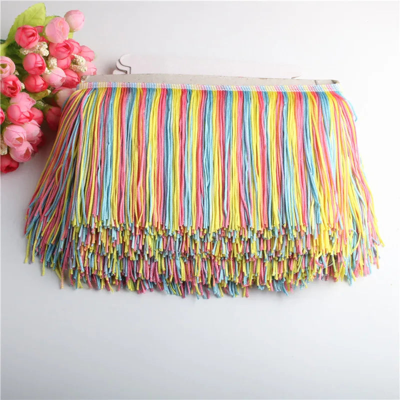 10 Yards 15cm Long Tassel Fringe Lace Trim Ribbon Tassels For Curtains Dresses Fringes For Sewing Trimmings Accessories Crafts