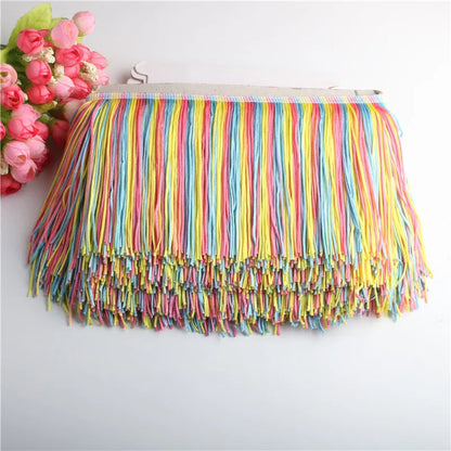 10 Yards 15cm Long Tassel Fringe Lace Trim Ribbon Tassels For Curtains Dresses Fringes For Sewing Trimmings Accessories Crafts