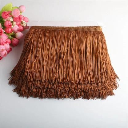 10 Yards 15cm Long Tassel Fringe Lace Trim Ribbon Tassels For Curtains Dresses Fringes For Sewing Trimmings Accessories Crafts