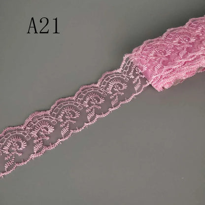 Wholesale 10 Yard 4CM Wide Lace Trim Diy Clothes Fabric Used For  Lace Ribbon Bedding fabric curtain sofa cushion cover material