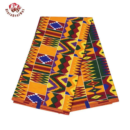 Bintarealwax African Real Wax Prints Fabric Ankara Cotton Material High Quality African Fabric For Party Dress 24FS1380