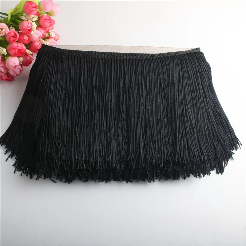 10 Yards 15cm Long Tassel Fringe Lace Trim Ribbon Tassels For Curtains Dresses Fringes For Sewing Trimmings Accessories Crafts