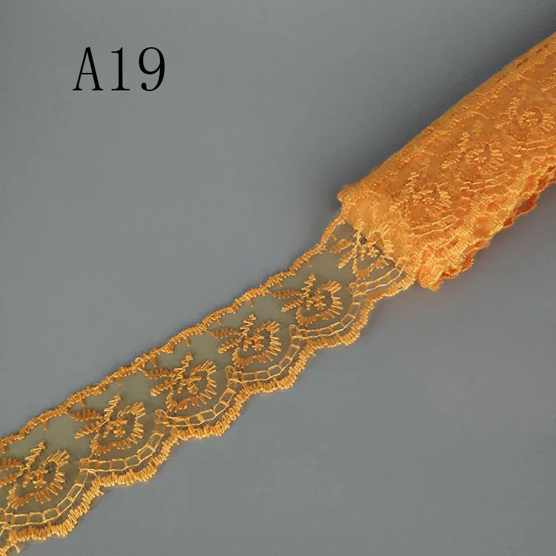 Wholesale 10 Yard 4CM Wide Lace Trim Diy Clothes Fabric Used For  Lace Ribbon Bedding fabric curtain sofa cushion cover material