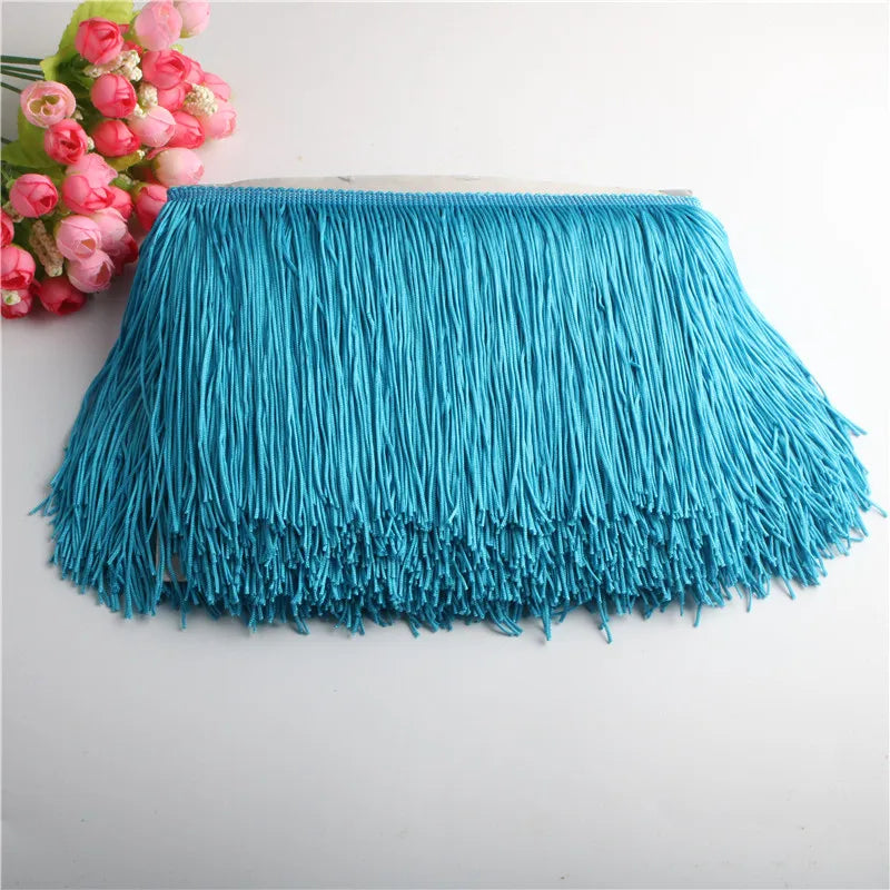 10 Yards 15cm Long Tassel Fringe Lace Trim Ribbon Tassels For Curtains Dresses Fringes For Sewing Trimmings Accessories Crafts