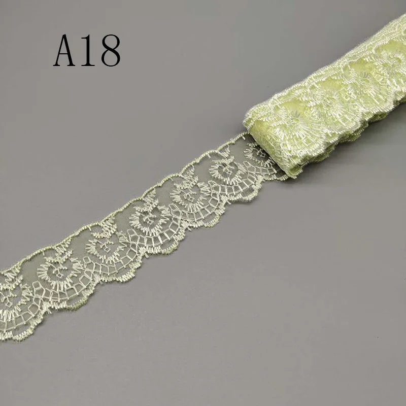 Wholesale 10 Yard 4CM Wide Lace Trim Diy Clothes Fabric Used For  Lace Ribbon Bedding fabric curtain sofa cushion cover material