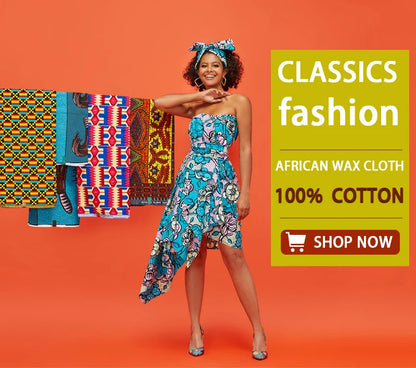 New Arrival High Quality Original 100% Cotton Wax Print Guaranteed Veritable Ankara African Real Wax Fabric Soft Pagne for Dress