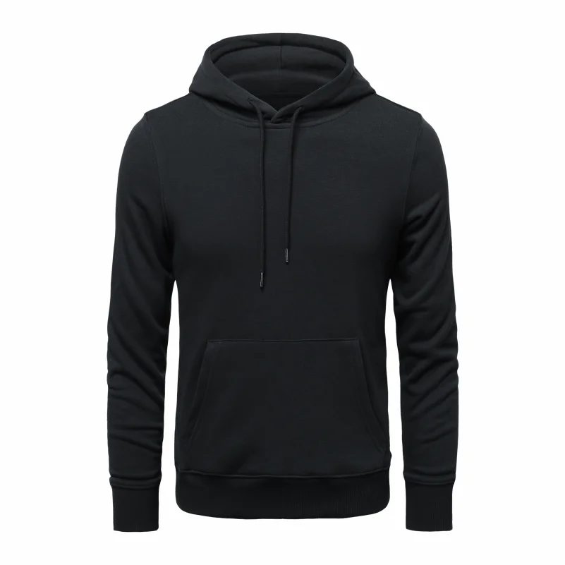 Men's Knit Terry Hooded Pullover Custom Printed Embroidered Logo High Quality Sweatshirt 3XL