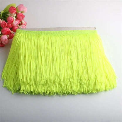 10 Yards 15cm Long Tassel Fringe Lace Trim Ribbon Tassels For Curtains Dresses Fringes For Sewing Trimmings Accessories Crafts