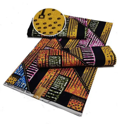 KAKATEX Newest African Glitter Glam Print Grand Wax Fabric Ankara Pagne Cotton Stuff Material For Wedding Uniform Party Dress