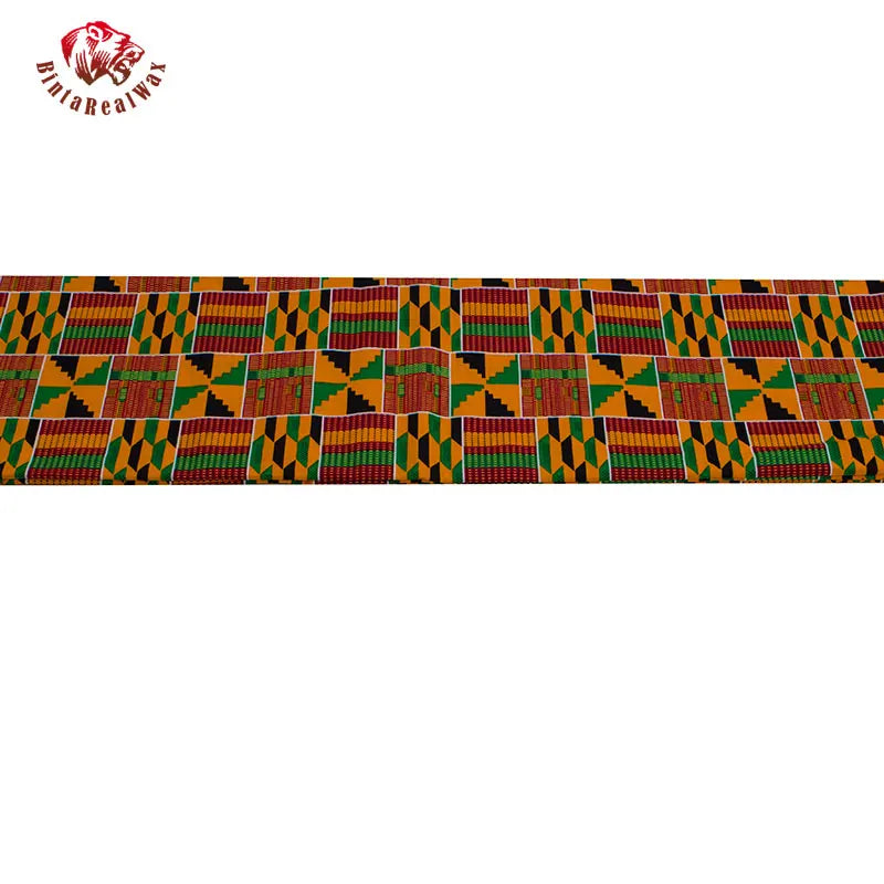 Bintarealwax African Real Wax Prints Fabric Ankara Cotton Material High Quality African Fabric For Party Dress 24FS1380