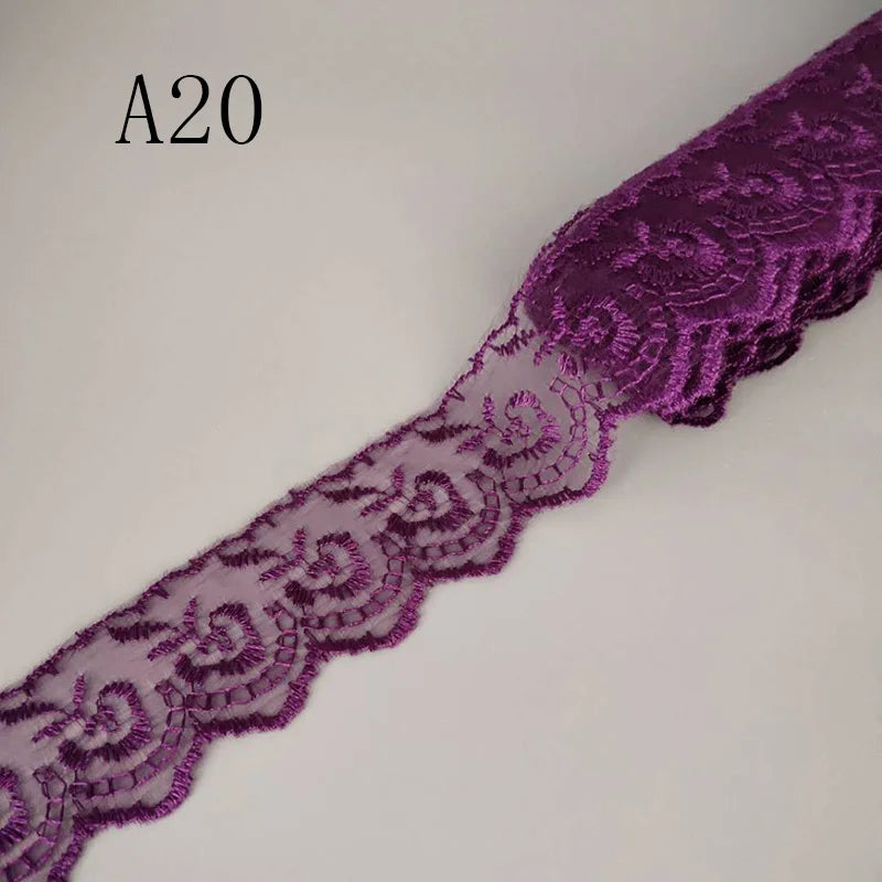 Wholesale 10 Yard 4CM Wide Lace Trim Diy Clothes Fabric Used For  Lace Ribbon Bedding fabric curtain sofa cushion cover material