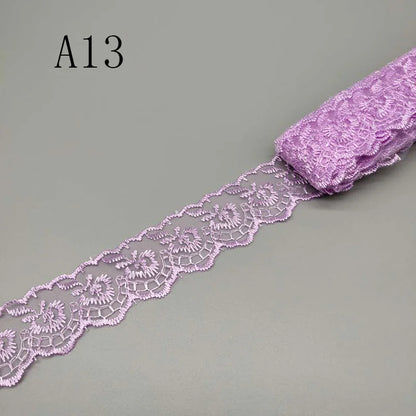 Wholesale 10 Yard 4CM Wide Lace Trim Diy Clothes Fabric Used For  Lace Ribbon Bedding fabric curtain sofa cushion cover material