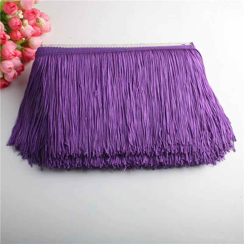 10 Yards 15cm Long Tassel Fringe Lace Trim Ribbon Tassels For Curtains Dresses Fringes For Sewing Trimmings Accessories Crafts