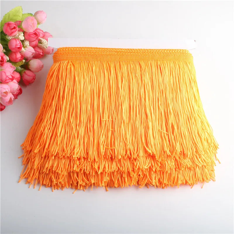 10 Yards 15cm Long Tassel Fringe Lace Trim Ribbon Tassels For Curtains Dresses Fringes For Sewing Trimmings Accessories Crafts