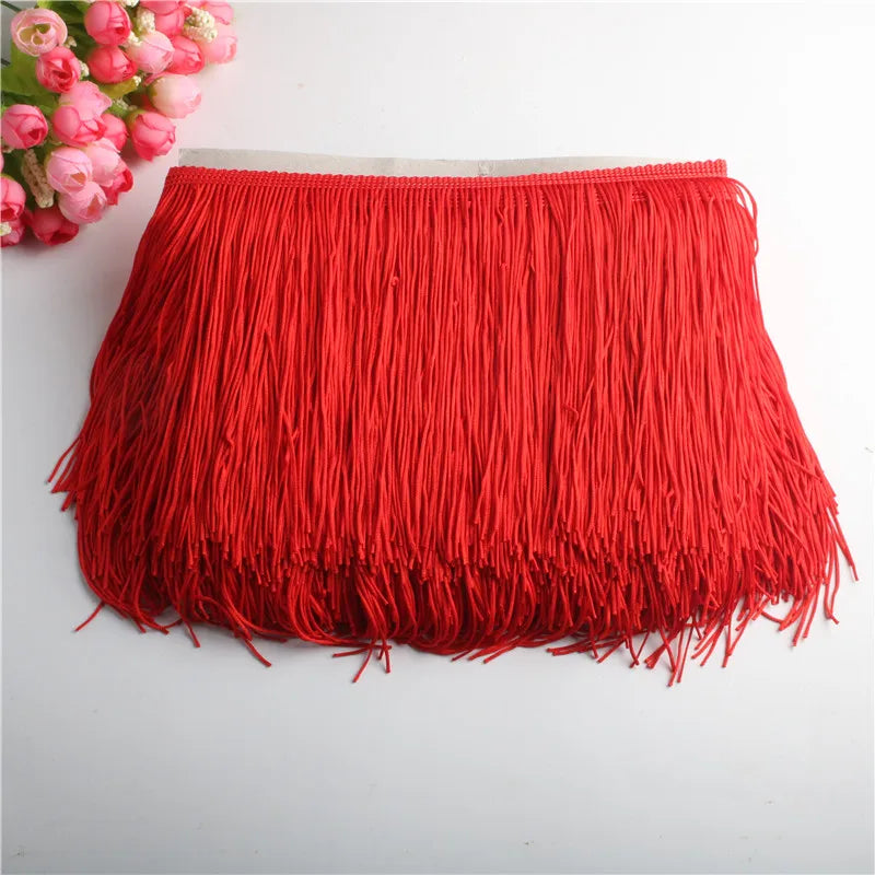 10 Yards 15cm Long Tassel Fringe Lace Trim Ribbon Tassels For Curtains Dresses Fringes For Sewing Trimmings Accessories Crafts