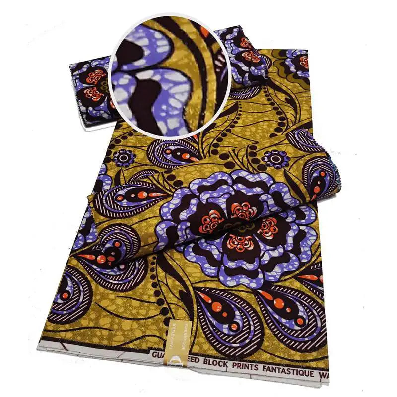 KAKATEX Newest African Glitter Glam Print Grand Wax Fabric Ankara Pagne Cotton Stuff Material For Wedding Uniform Party Dress