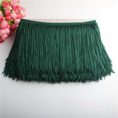 10 Yards 15cm Long Tassel Fringe Lace Trim Ribbon Tassels For Curtains Dresses Fringes For Sewing Trimmings Accessories Crafts