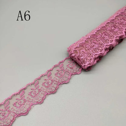 Wholesale 10 Yard 4CM Wide Lace Trim Diy Clothes Fabric Used For  Lace Ribbon Bedding fabric curtain sofa cushion cover material