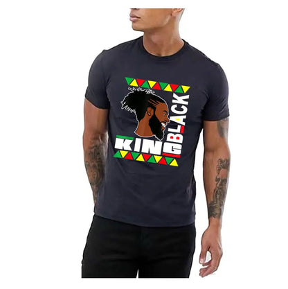 Black King For The Culture African Print Clothing Thermoadhesive Patches For Shirt Iron On Transfers Black Lives Matter Decals