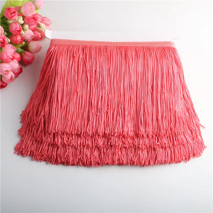 10 Yards 15cm Long Tassel Fringe Lace Trim Ribbon Tassels For Curtains Dresses Fringes For Sewing Trimmings Accessories Crafts