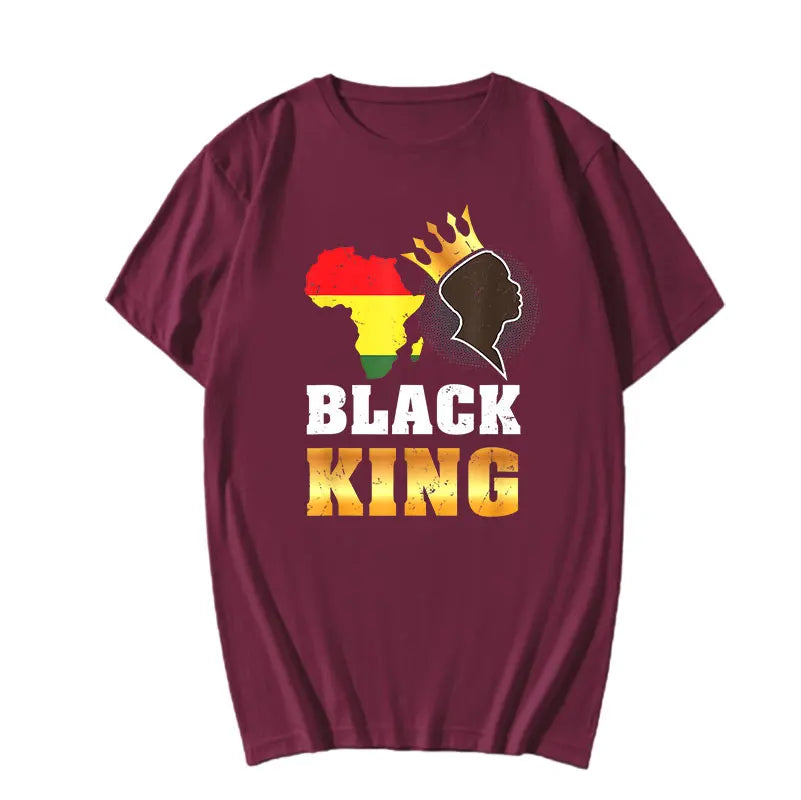 Black King For The Culture African Print Clothing Thermoadhesive Patches For Shirt Iron On Transfers Black Lives Matter Decals