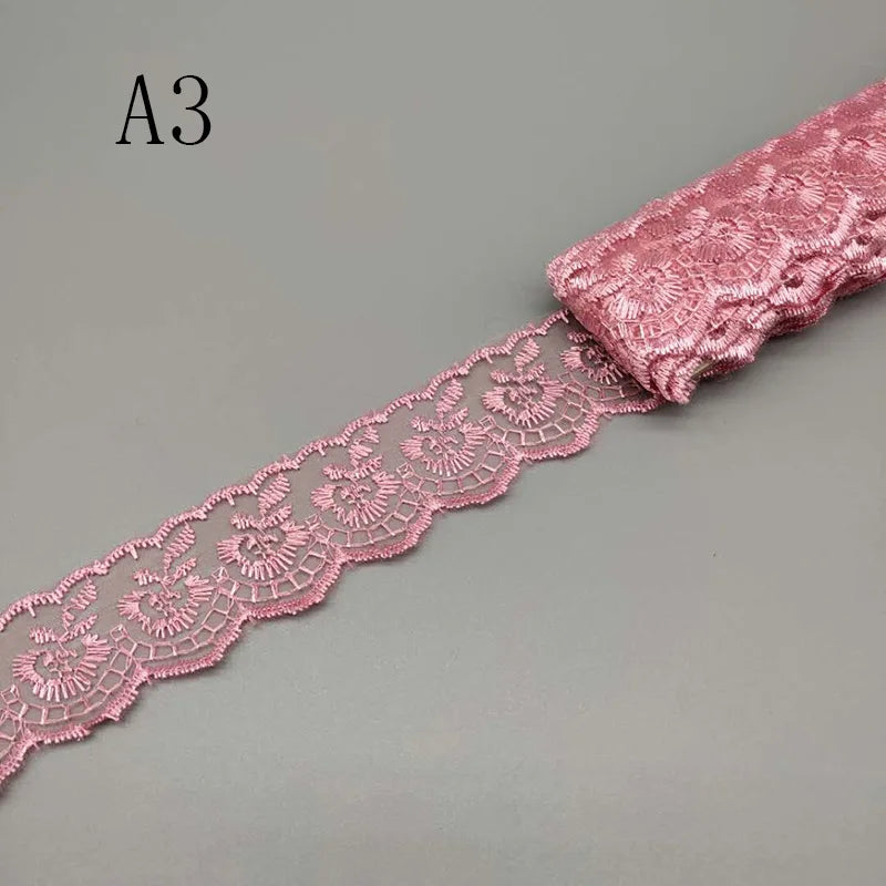 Wholesale 10 Yard 4CM Wide Lace Trim Diy Clothes Fabric Used For  Lace Ribbon Bedding fabric curtain sofa cushion cover material