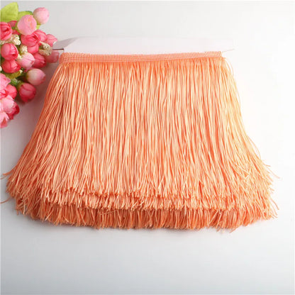 10 Yards 15cm Long Tassel Fringe Lace Trim Ribbon Tassels For Curtains Dresses Fringes For Sewing Trimmings Accessories Crafts