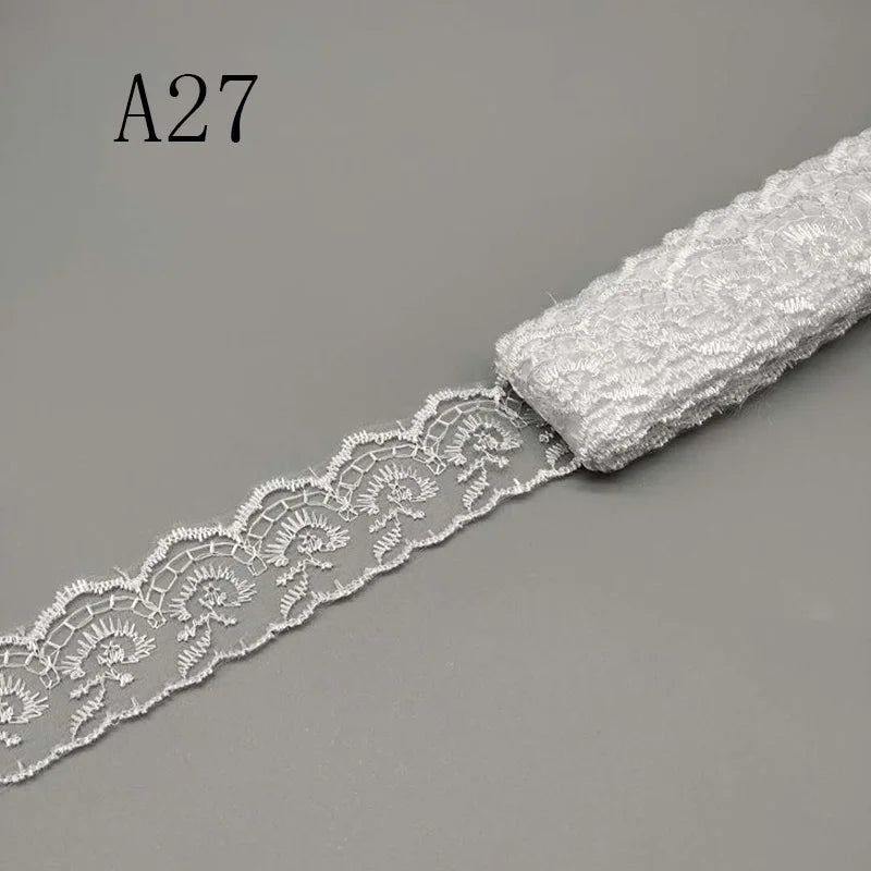 Wholesale 10 Yard 4CM Wide Lace Trim Diy Clothes Fabric Used For  Lace Ribbon Bedding fabric curtain sofa cushion cover material