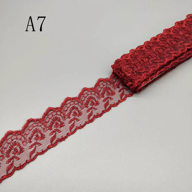 Wholesale 10 Yard 4CM Wide Lace Trim Diy Clothes Fabric Used For  Lace Ribbon Bedding fabric curtain sofa cushion cover material