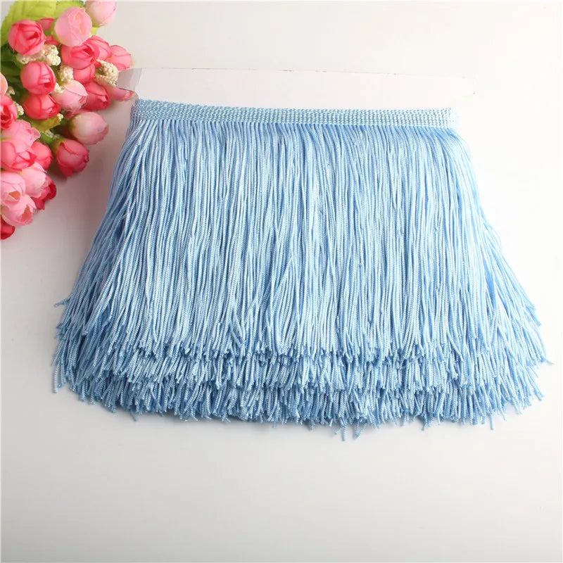 10 Yards 15cm Long Tassel Fringe Lace Trim Ribbon Tassels For Curtains Dresses Fringes For Sewing Trimmings Accessories Crafts