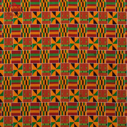 Bintarealwax African Real Wax Prints Fabric Ankara Cotton Material High Quality African Fabric For Party Dress 24FS1380