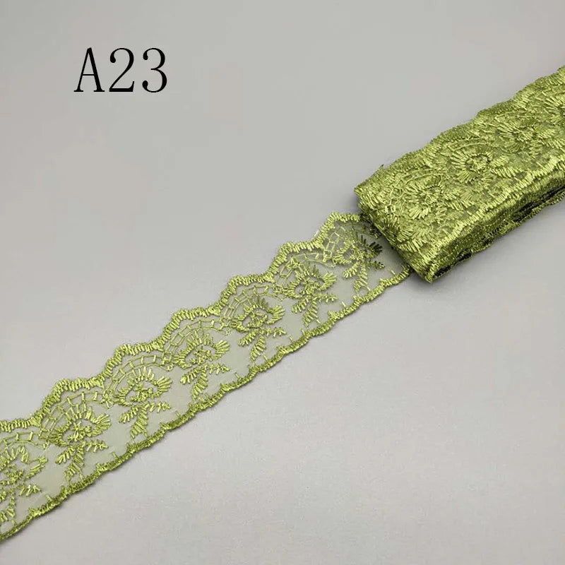 Wholesale 10 Yard 4CM Wide Lace Trim Diy Clothes Fabric Used For  Lace Ribbon Bedding fabric curtain sofa cushion cover material