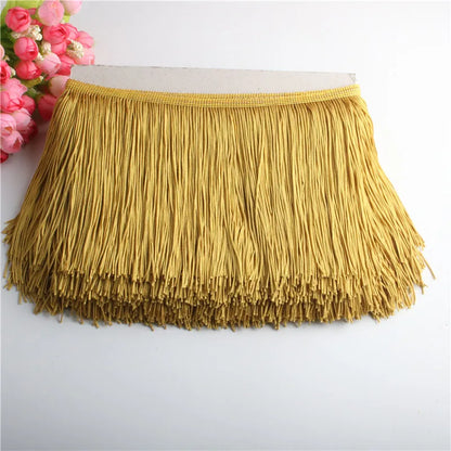 10 Yards 15cm Long Tassel Fringe Lace Trim Ribbon Tassels For Curtains Dresses Fringes For Sewing Trimmings Accessories Crafts