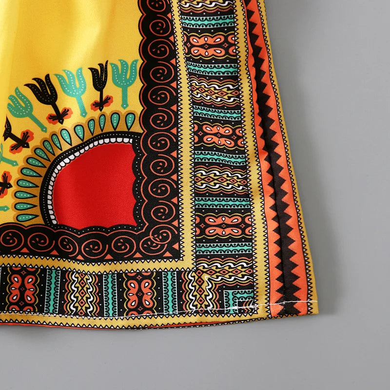 African Dress Girl Traditional African Clothing Dashiki Ankara Kid Kawaii Sundress Elegant Children Print Summer Style